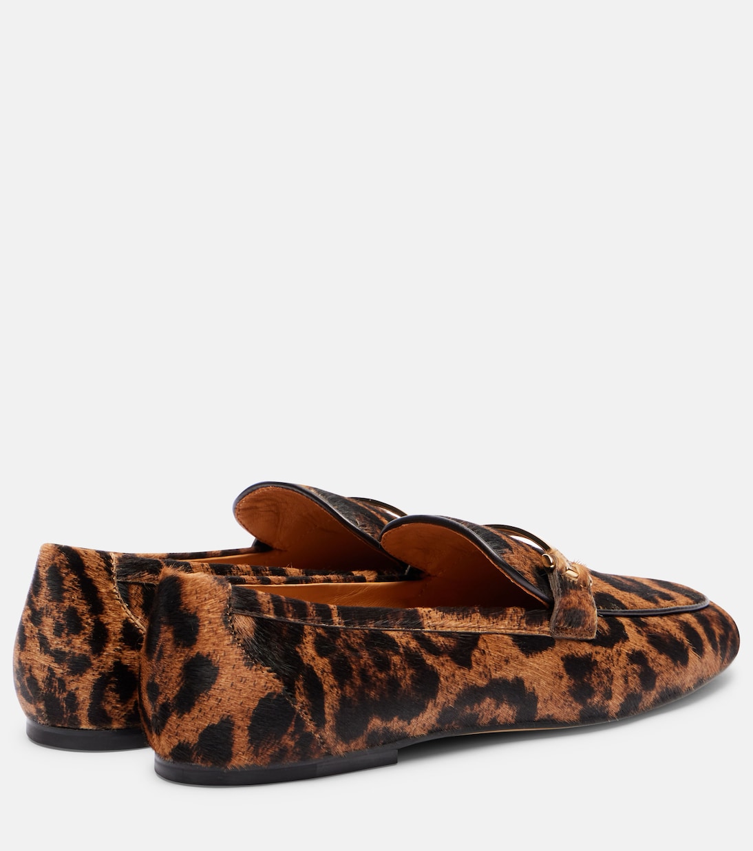 Лоферы из телячьей кожи с леопардовым принтом Tod's, Cammello Chiaro+ Nero — фото 2