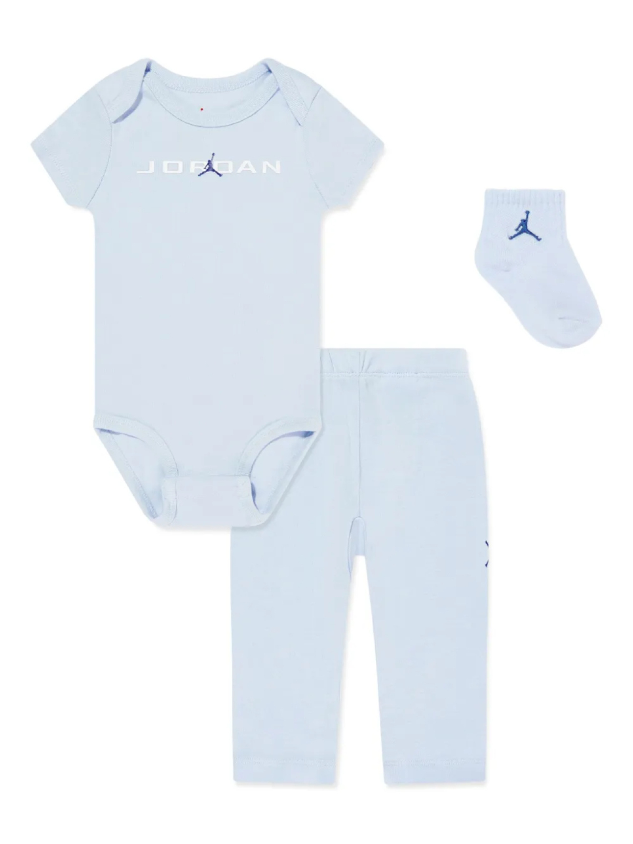 

Jordan Kids Jumpman babygrow (набор из трех штук), синий