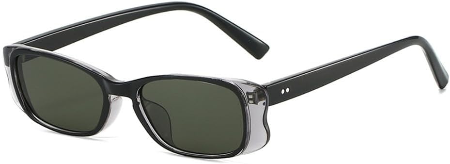 

Солнцезащитные очки UV400 с защитой от УФ-излучения — маленькая оправа в стиле панк с заклепками, подходят для женщин и мужчин, для бега и занятий спортом на открытом воздухе UYPTK, Grey