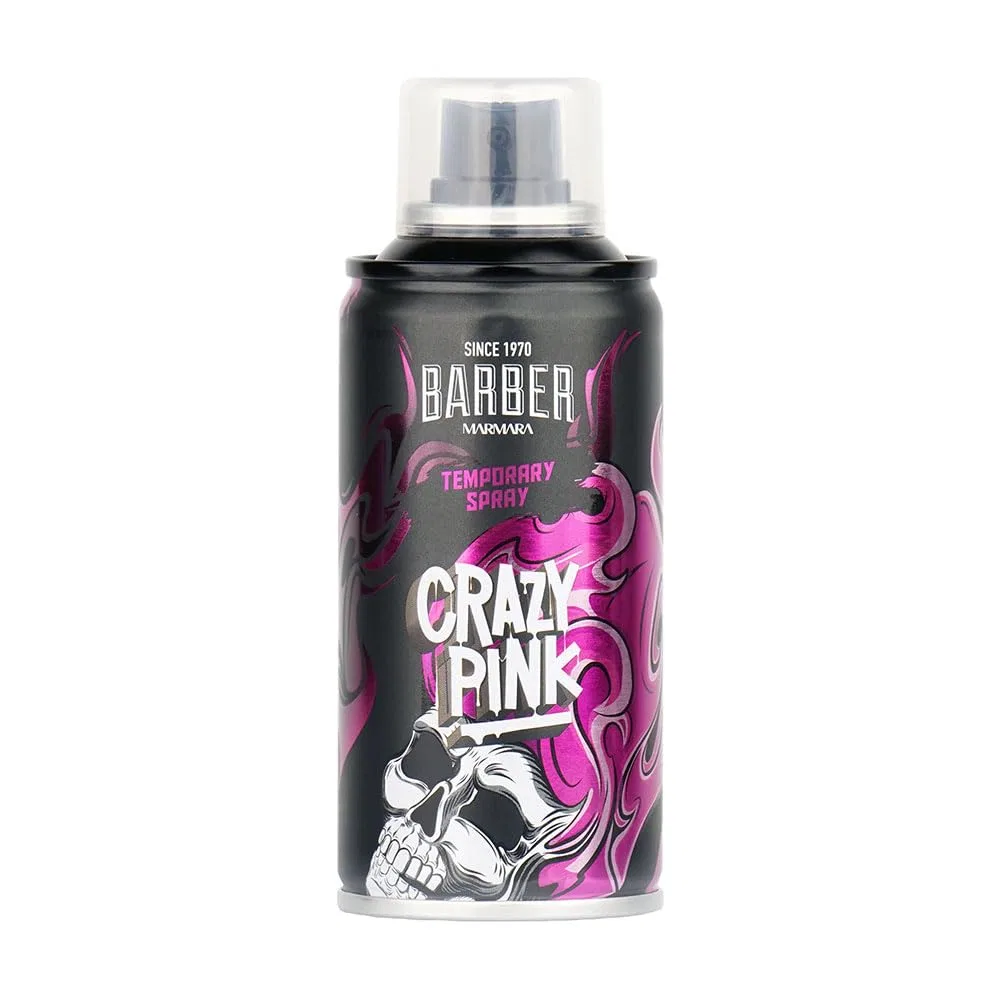 Спрей-краска для волос Marmara Barber Crazy Pink 150 мл Barber Marmara, Rose