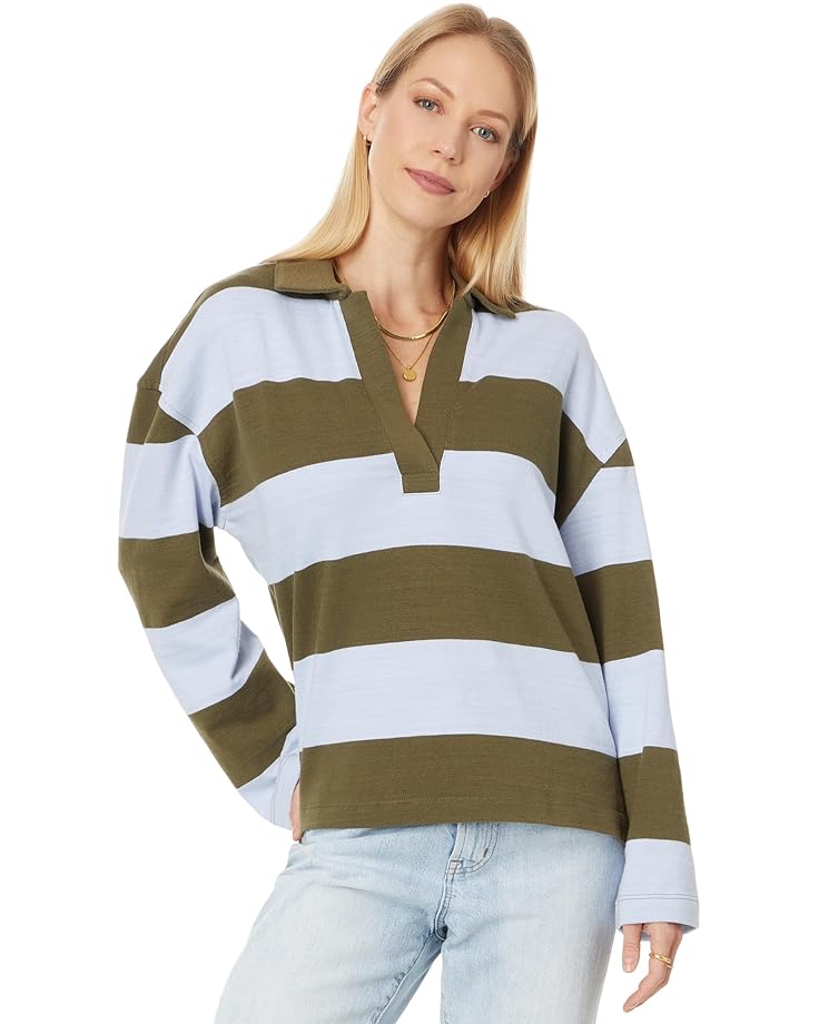 

Поло Madewell Chad Rugby Stripe Polo, цвет Faded Ivy