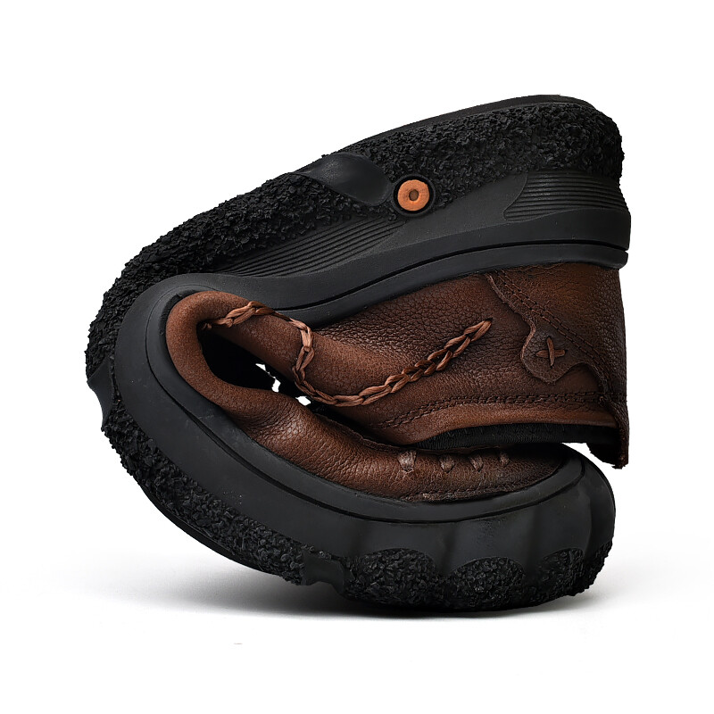 Туфли мужские Men"s Casual Men Low-Top Season Ram, коричневый — фото 4