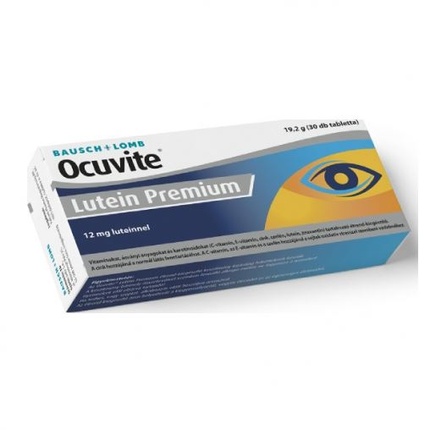

Bausch & Lomb Лютеин Премиум - 30 таблеток Ocuvite