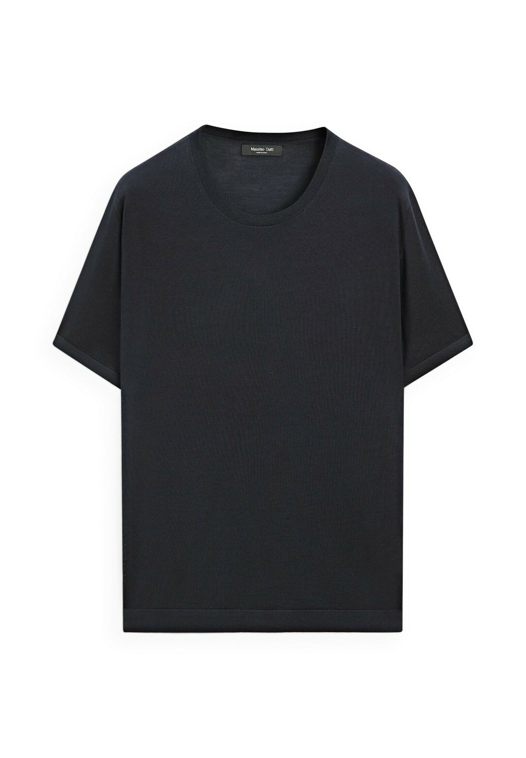 

Базовая футболка SHORT SLEEVE Massimo Dutti, темно-синий