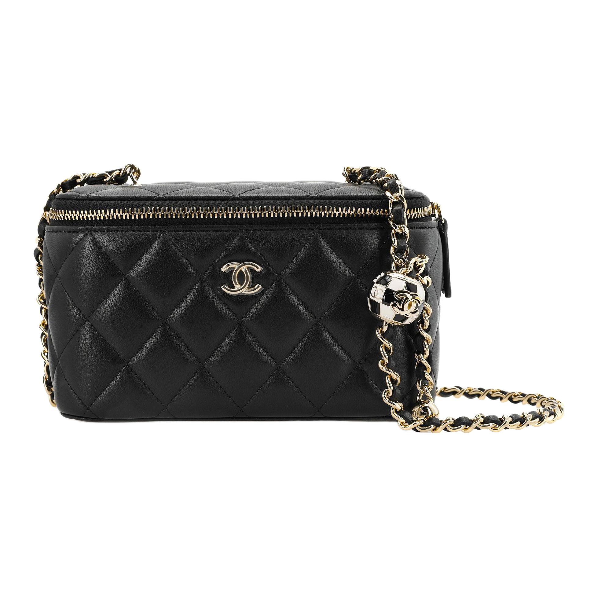 

CHANEL Овчинная сумка через плечо, женская черная Crossbody Bag