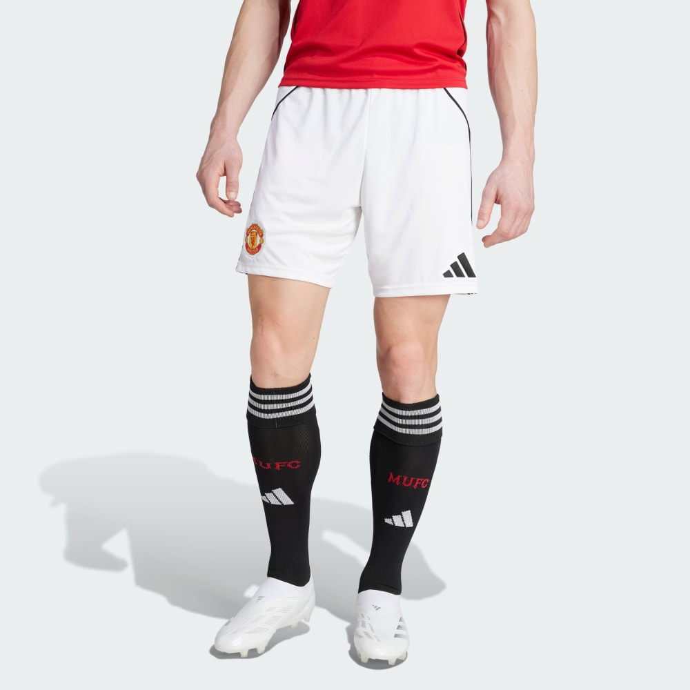 

Спортивные шорты Adidas Manchester United 25/26 Home Shorts, белый