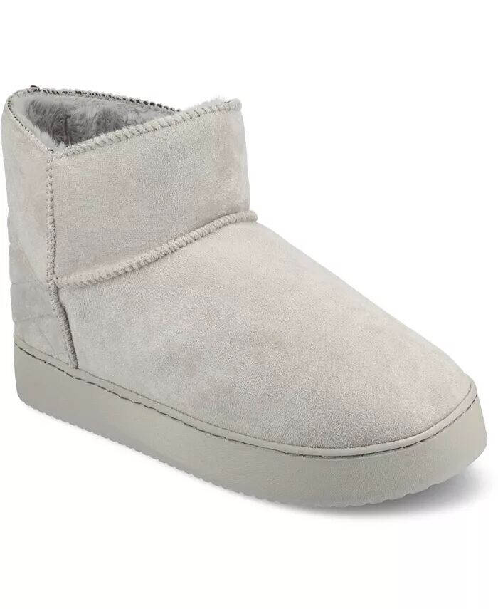 Женские тапочки Noa Round Toe Bootie Journee Collection, серый