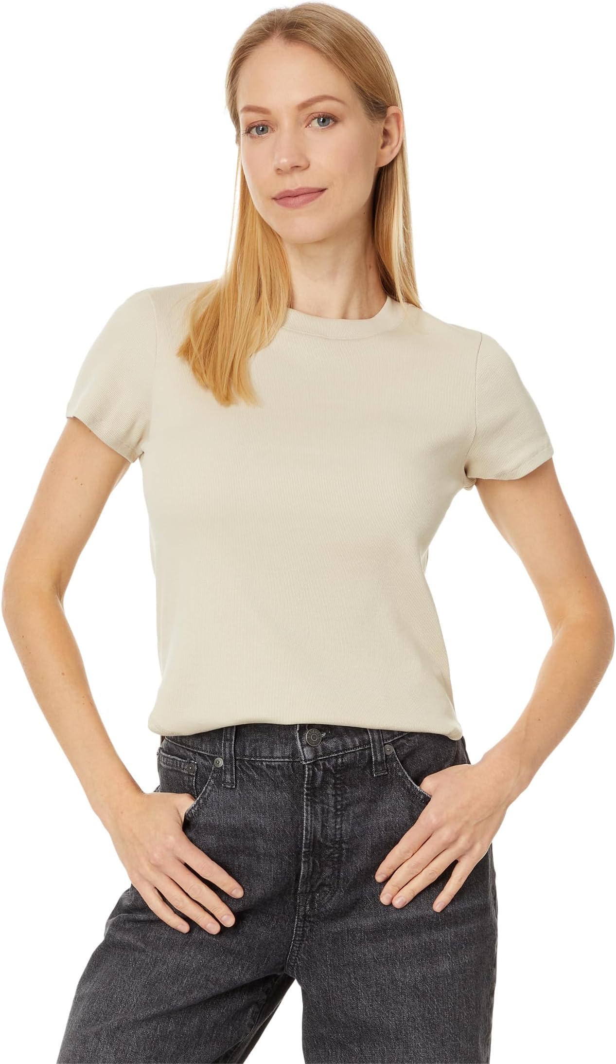 

Футболка Madewell Updated Brightside Short Sleeve Tee, цвет Toasted Cashew