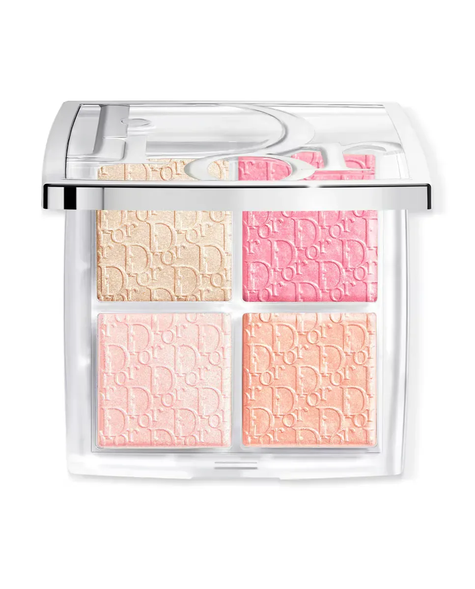 Палетка Backstage Glow Maximizer Многофункциональная палетка хайлайтеров и румян Dior, 004 Rose Gold Glow