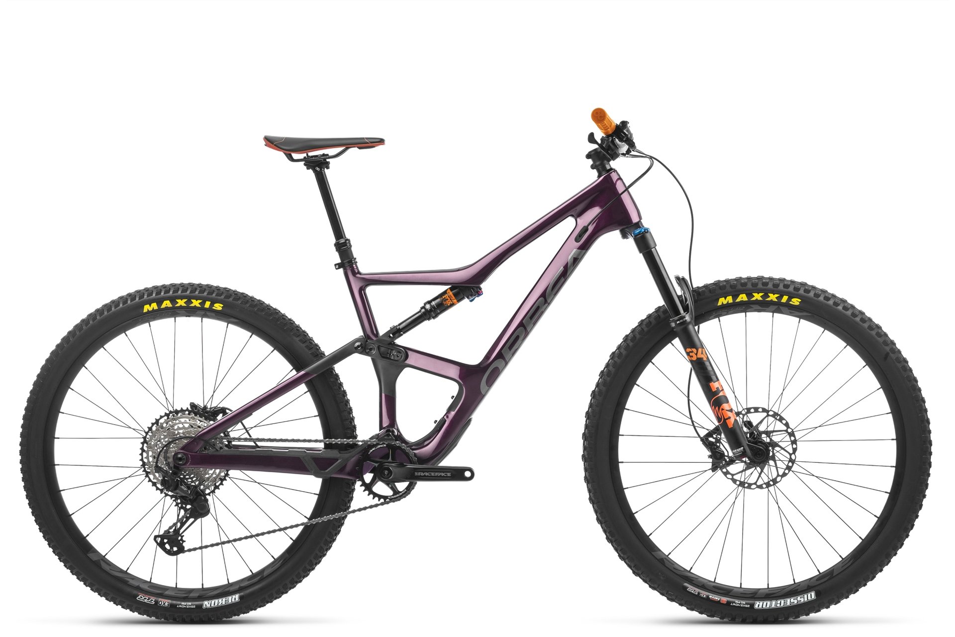 

Горный велосипед Orbea Occam m30 - 29 дюймов - fully, lila | metallic mulberry - black (matte)