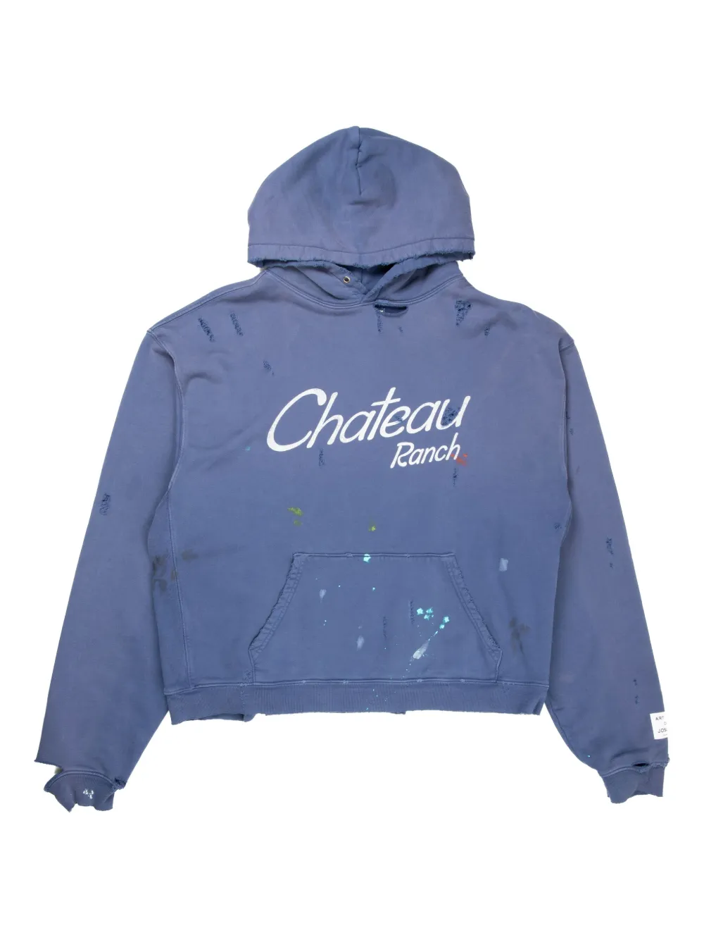 

Худи Château Ranch с эффектом потертости GALLERY DEPT., синий