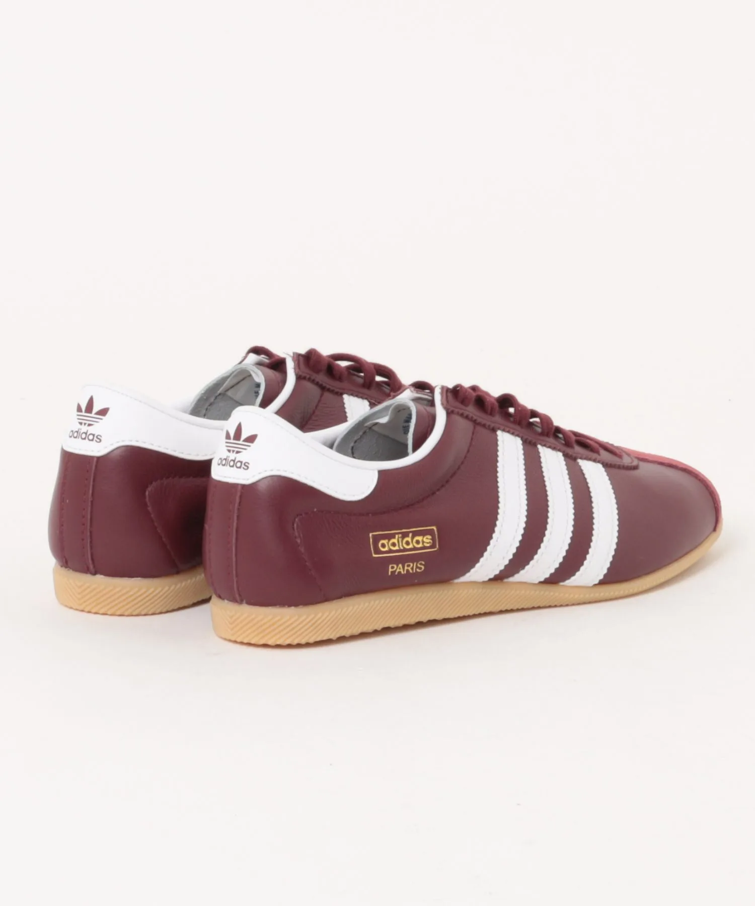Мужские кроссовки из натуральной кожи Paris KJ1009 adidas красные — фото 2
