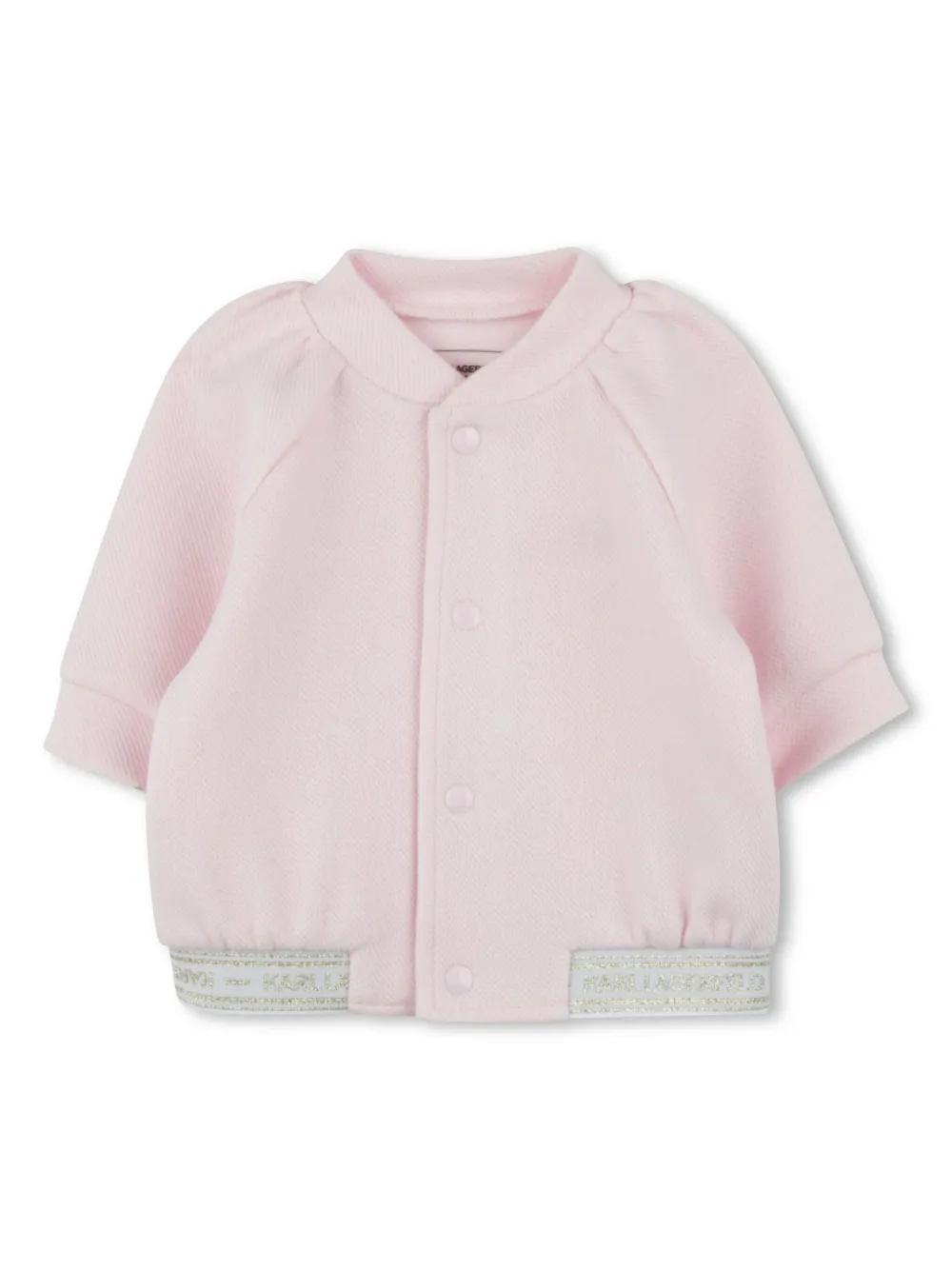 

Спортивный костюм с логотипом KARL LAGERFELD KIDS, розовый
