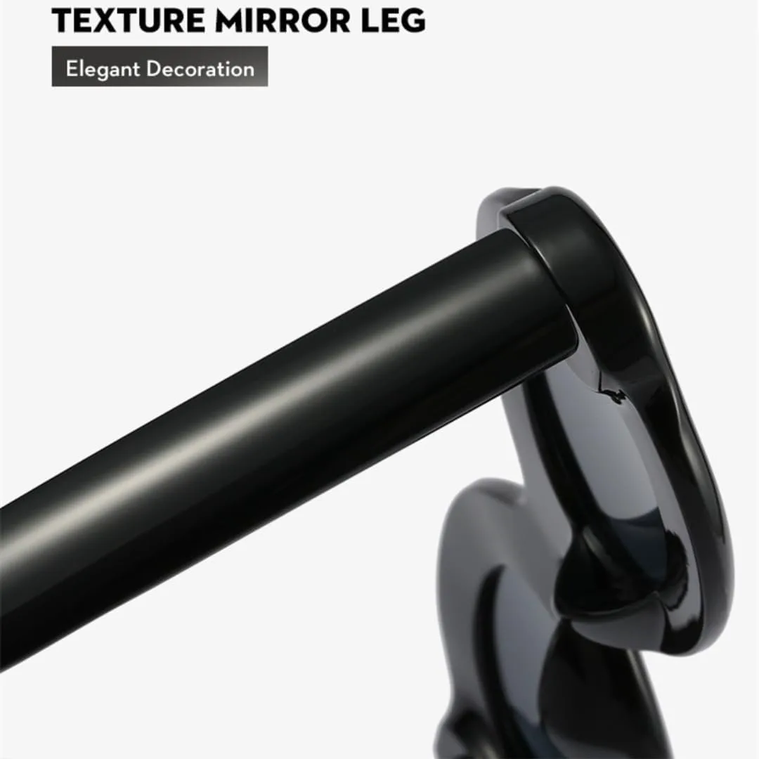 

Ретро маленькие овальные женские солнцезащитные очки UV400, модные панк-очки для мужчин, трендовые солнцезащитные очки с леопардовым принтом TVTBBVV, Black Black