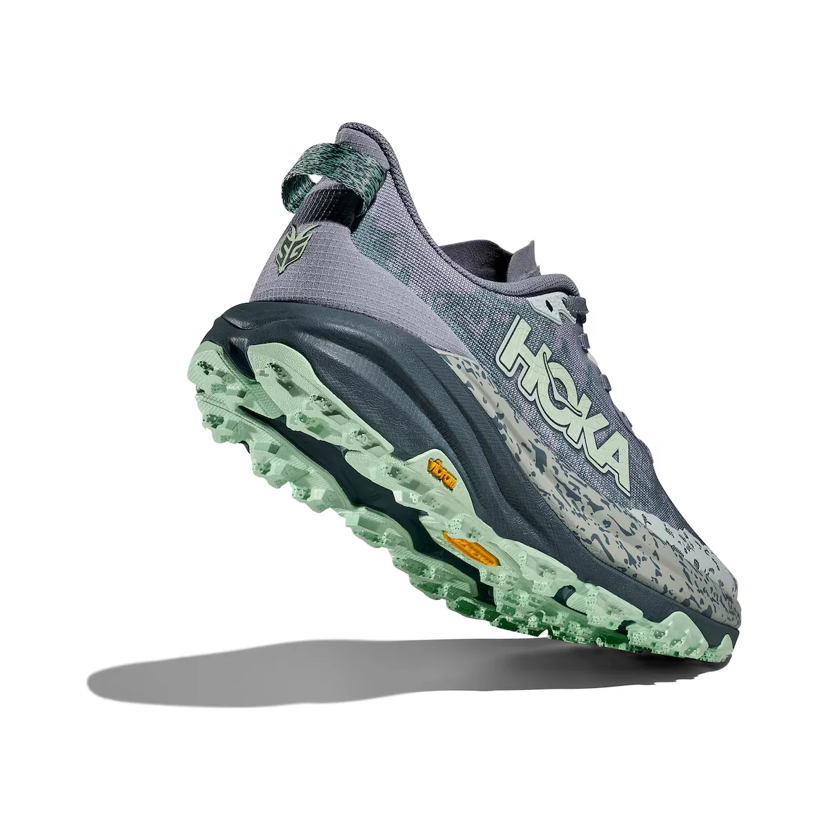 Женские кроссовки для трейлраннинга SPEEDGOAT 6 Hoka, серый — фото 4