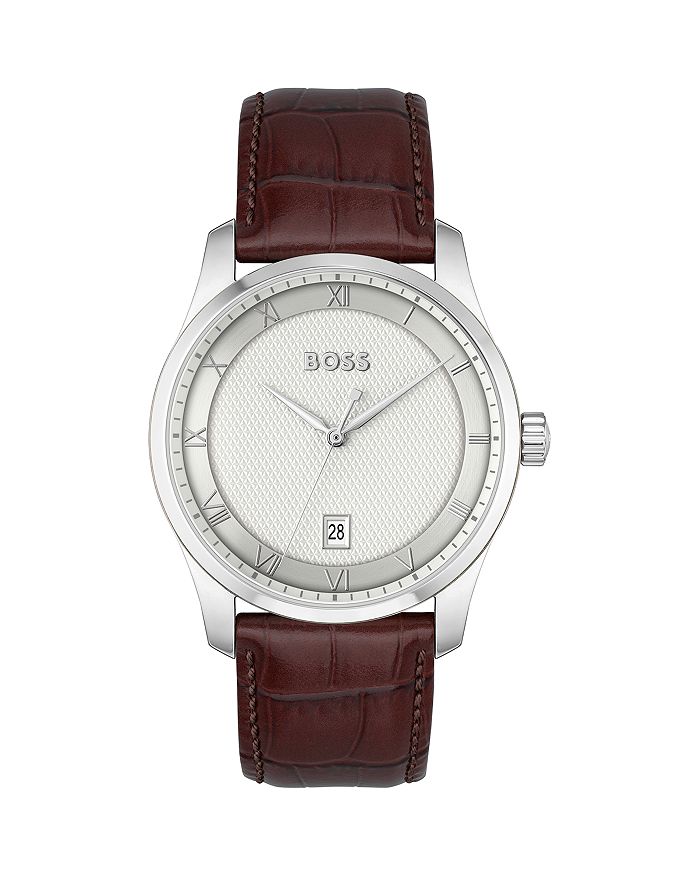 

Часы BOSS Hugo Boss Principal, 41 мм, серебряный