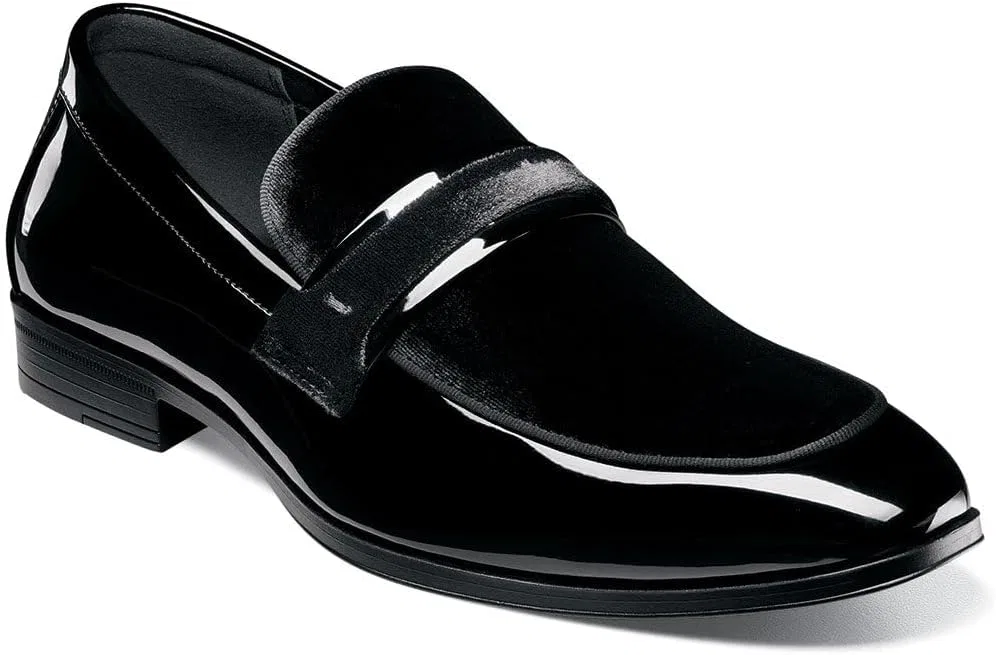 Мужские лоферы Stacy Adams Spratley Saddle Slip On, Schwarz