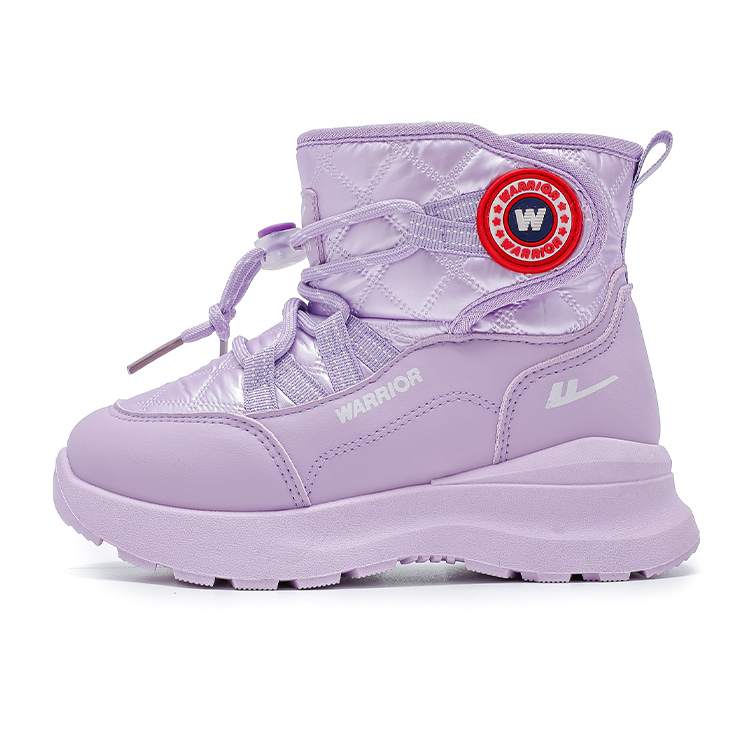 

WARRIOR Утепленные высокие снежные ботинки с увеличенной высотой и устойчивостью к истиранию Purple
