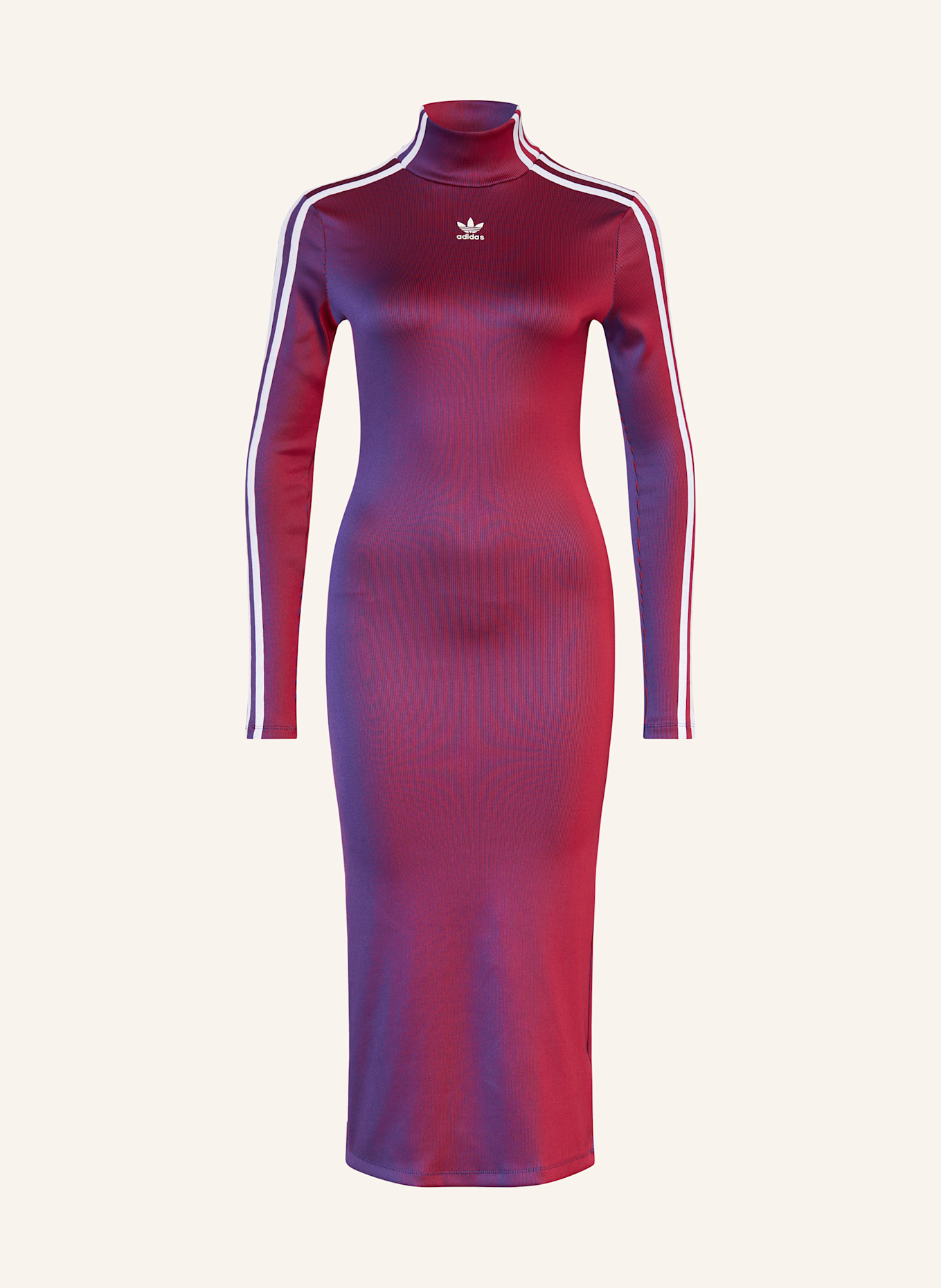 

Платье в рубчик с длинным рукавом Adidas Originals, мультиколор