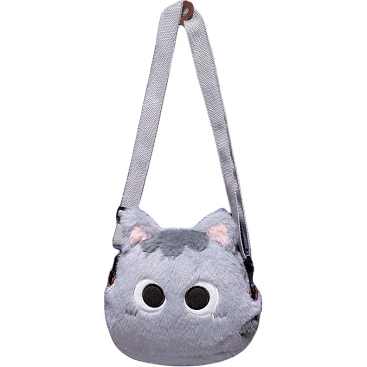 

Сумка для кошки переносная холщовая сумка через плечо кроссбоди рюкзак для щенка кукольные товары Love of wormwood, серый