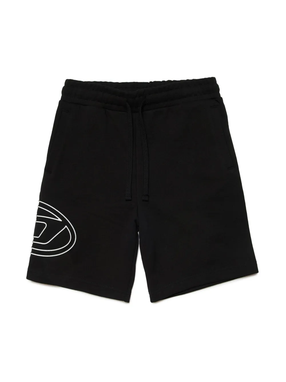 

Шорты Pcurvebigoval с логотипом Diesel Kids, черный