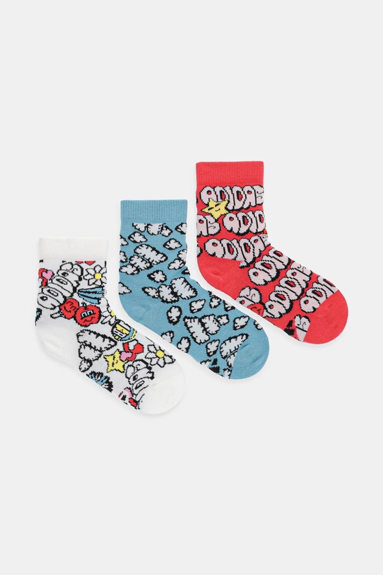 

Детские носки 3 пары Adidas Performance, красный