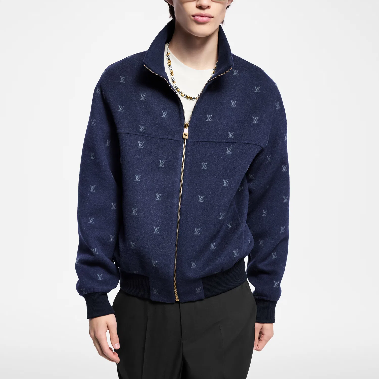 Куртка двусторонняя LOUIS VUITTON Marine Blue — фото 4