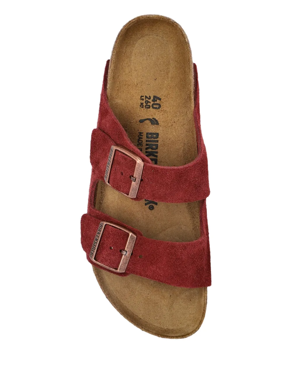 Сандалии Аризона BIRKENSTOCK, красный — фото 3