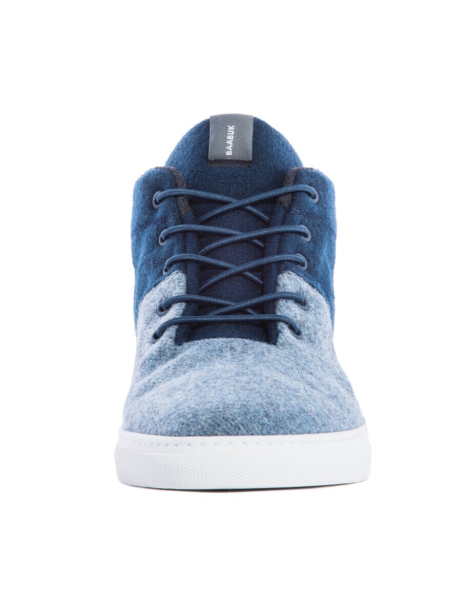 Высокие кеды Baabuk High-Top Sneakers Sky Wooler, синий деним — фото 2