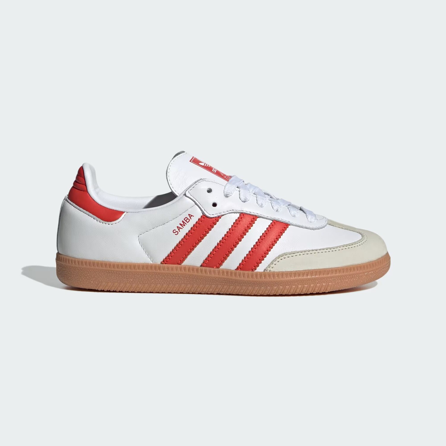 

Кроссовки Samba OG Adidas, цвет Cloud White/Solar Red/Off White