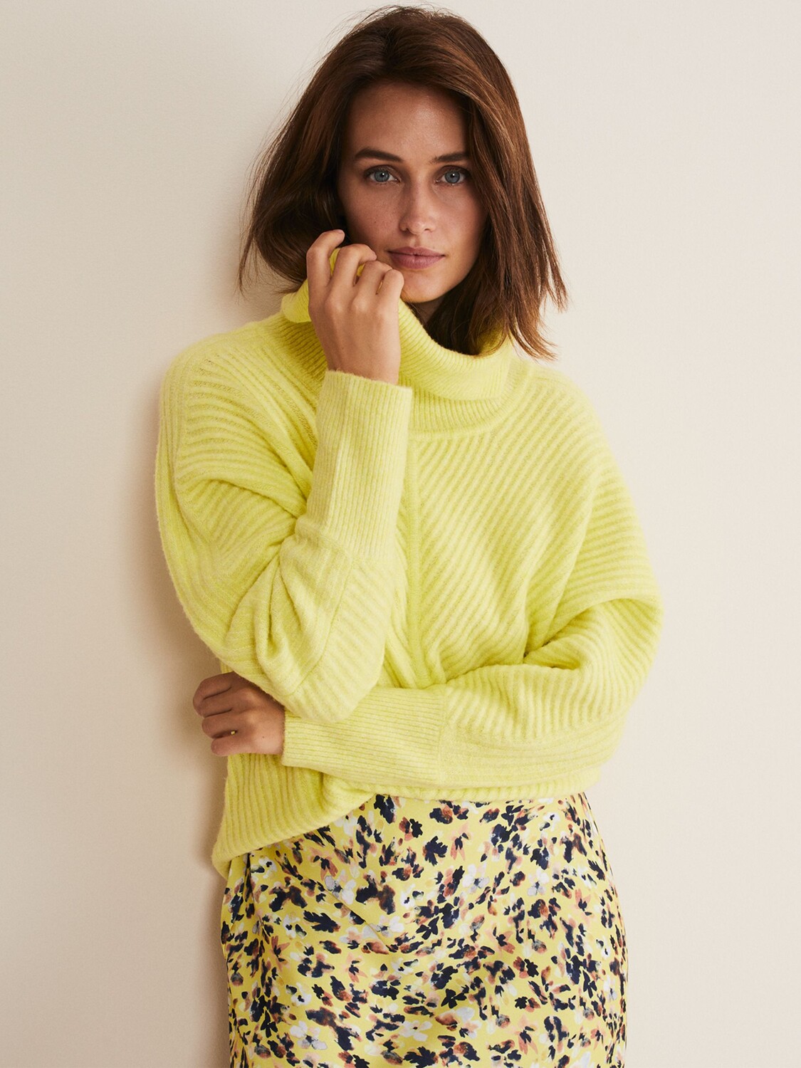 

Джемпер с высоким воротником Phase Eight Filippa, Шербет