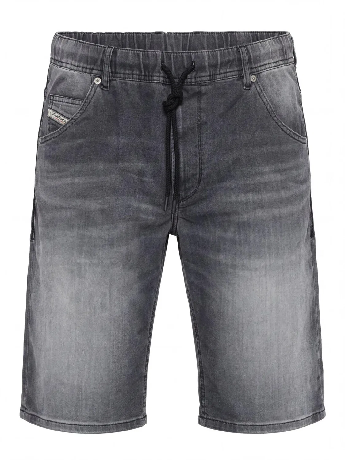 Джинсы Diesel Regular Jeans D-Krooley-Short Light & Superstretch JoggJeans серого цвета