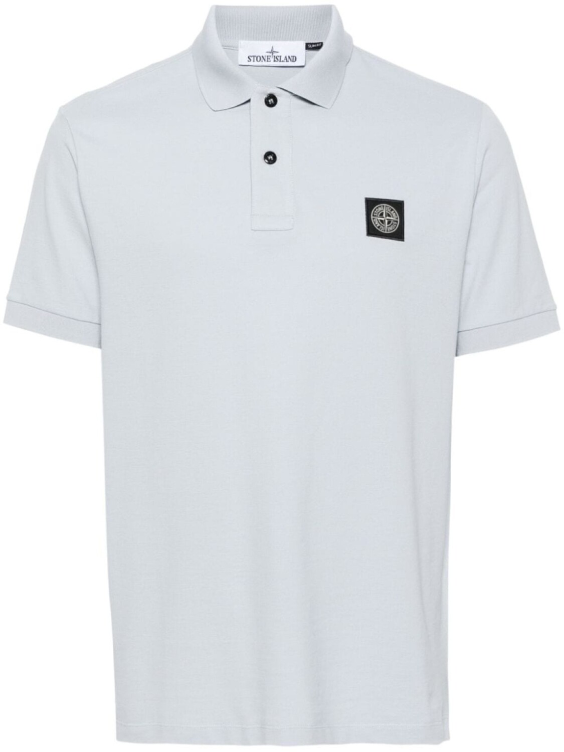 

Stone Island рубашка поло из ткани пике, синий