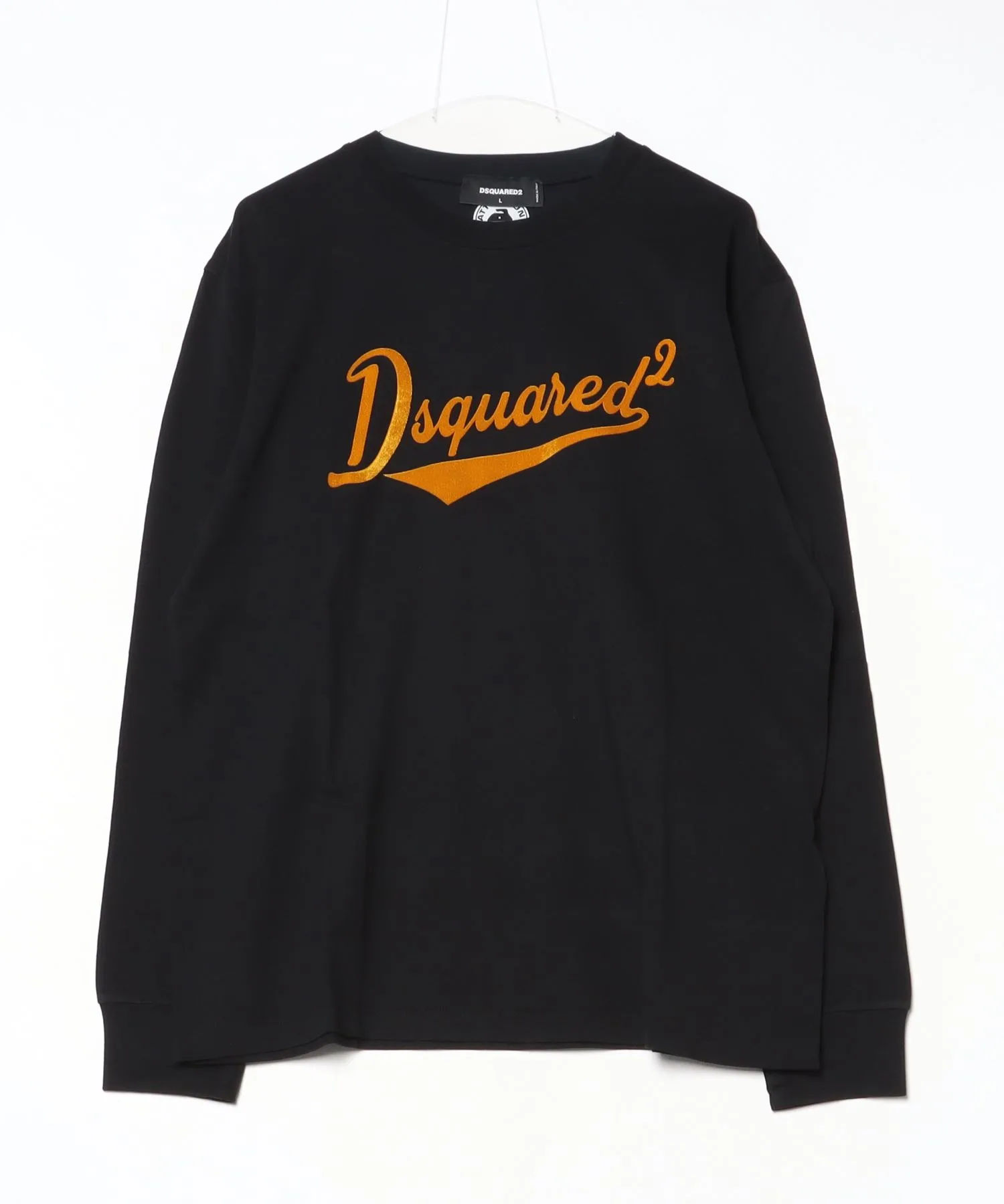 Унисекс футболка с длинным рукавом DSQUARED2 Japan Original чёрный