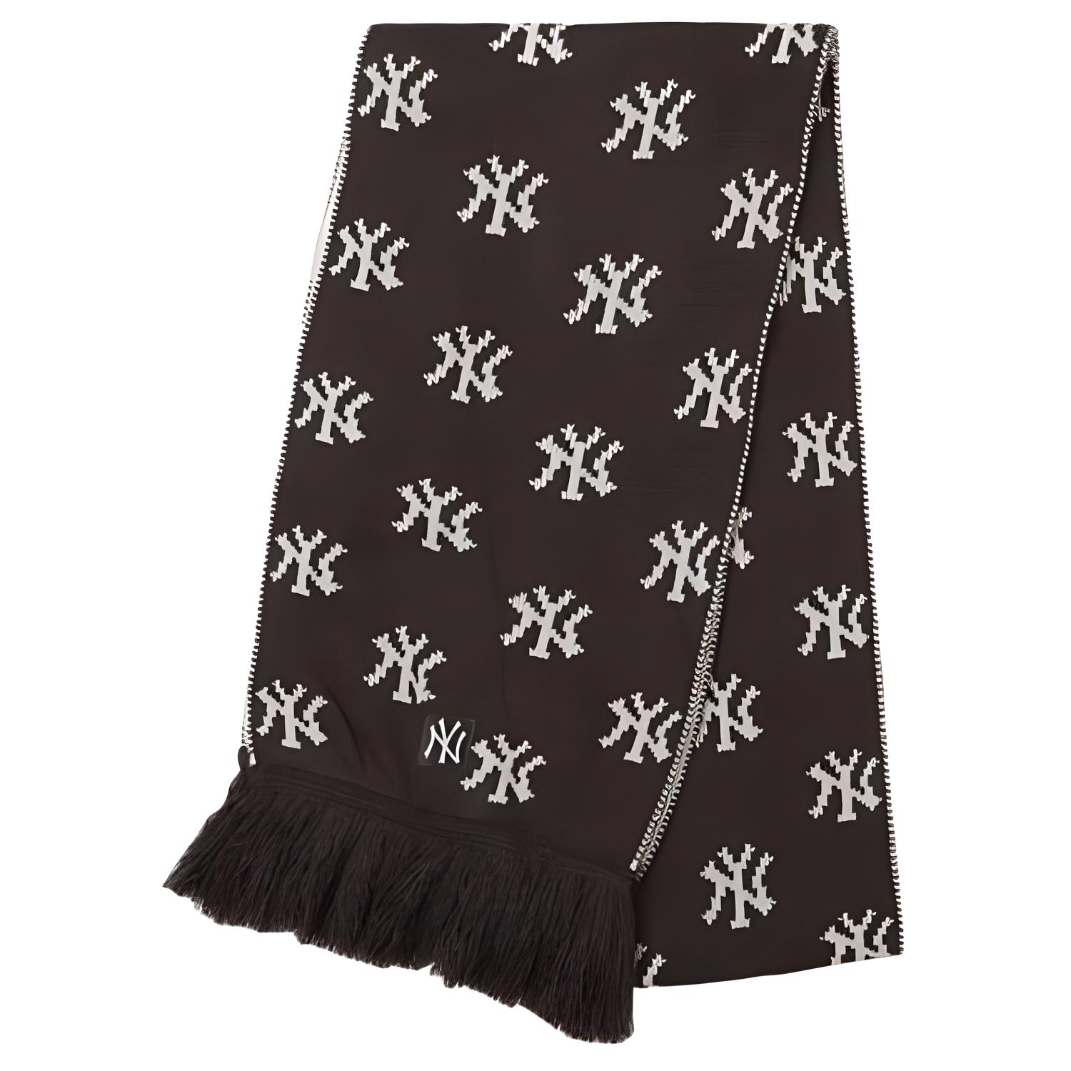 

New Era Акриловый вязаный шарф унисекс коричневый, Brown