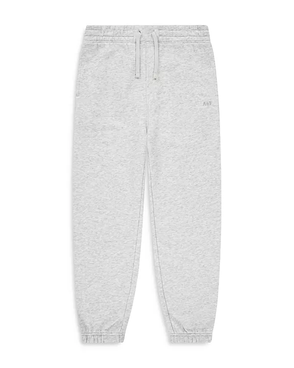 

Незаменимые флисовые спортивные штаны для девочек - для малышек и для девочек постарше. Abercrombie Kids, серый