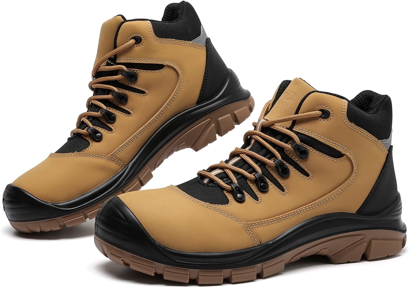 

Мужские ботинки DRKA со стальным носком, водоотталкивающие защитные туфли, желтый