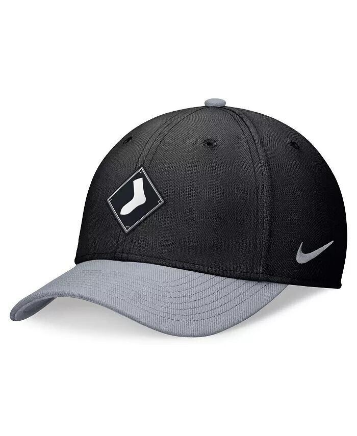 

Мужская черно-серая бейсболка Chicago White Sox 2024 City Connect Swoosh Flex Nike