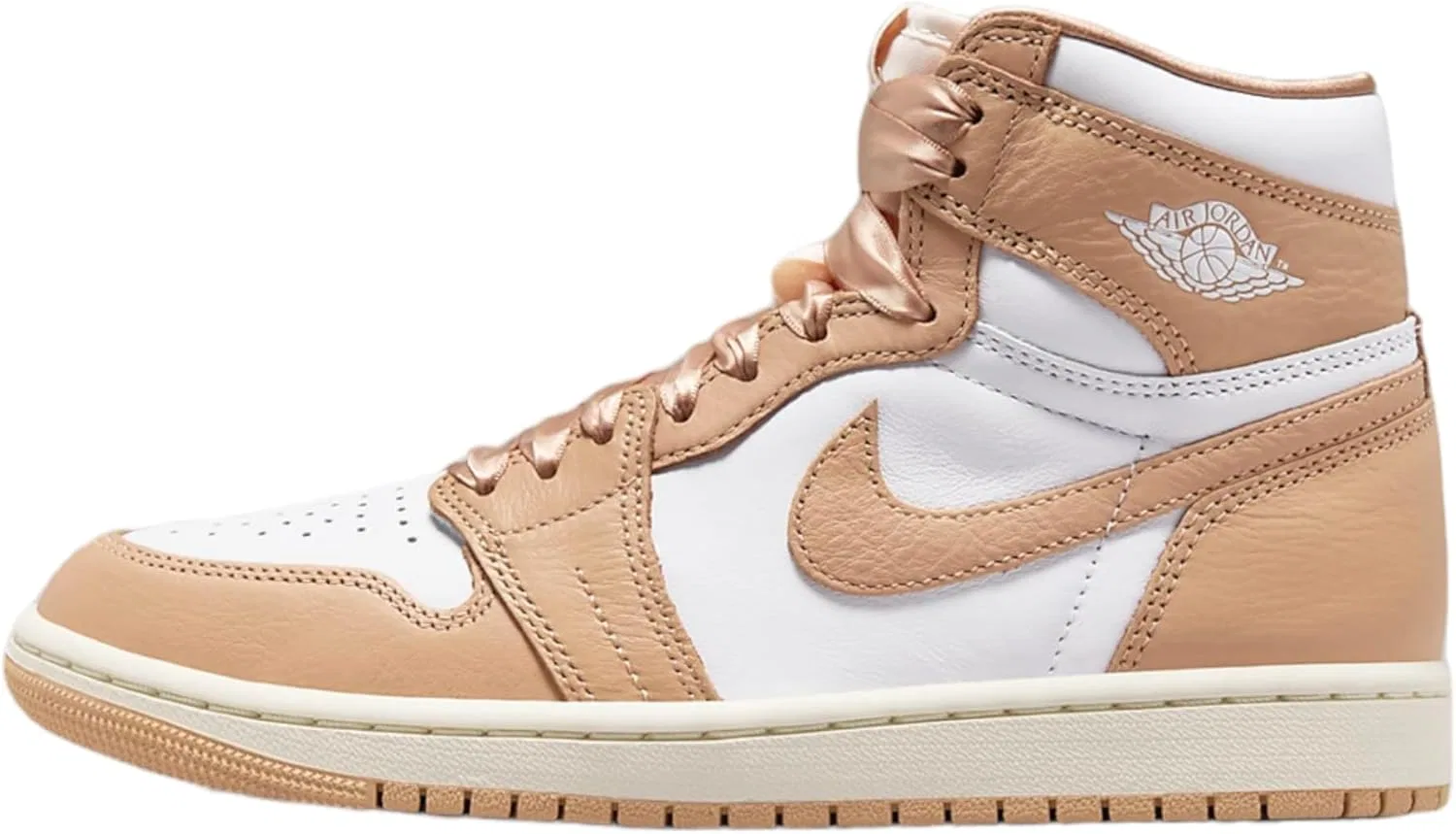 Кроссовки мужские Nike Air Jordan 1 Retro High OG, цвет Sail Pale Vanilla Black