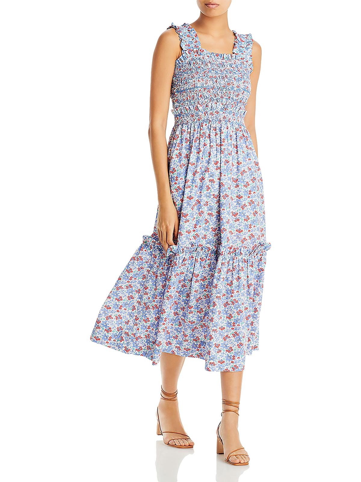 

Платье-миди Peggy Womens Cotton Mid-Style Sea New York, синий