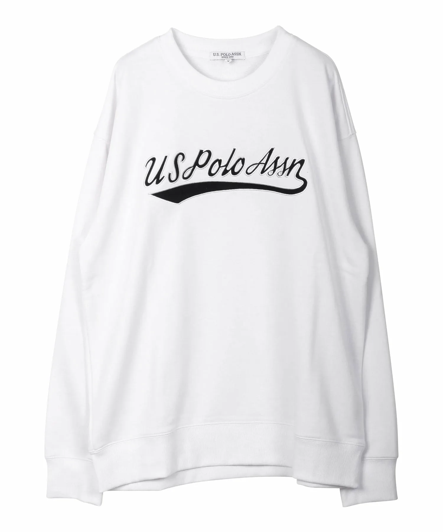 Свитшот с круглым вырезом, US.POLO ASSN. U.S. Polo Assn., B White — фото 3