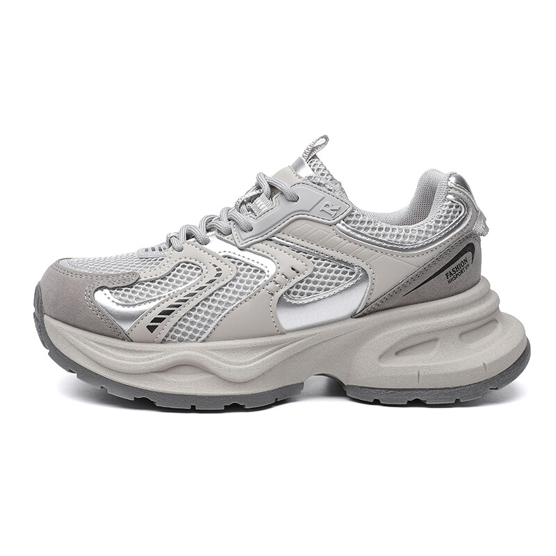 

Кроссовки ABIDJAN Chunky Sneakers Women's Low-top, серый