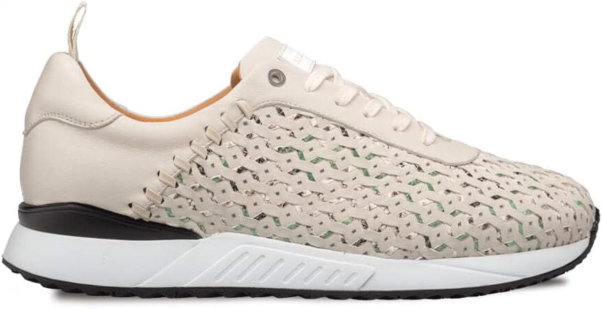 

Mezlan - Кроссовки из кожи с лазерной отделкой - Современный и элегантный дизайн - Легкая резиновая подошва - Модель Plata с лазерной отделкой, светло-зеленый