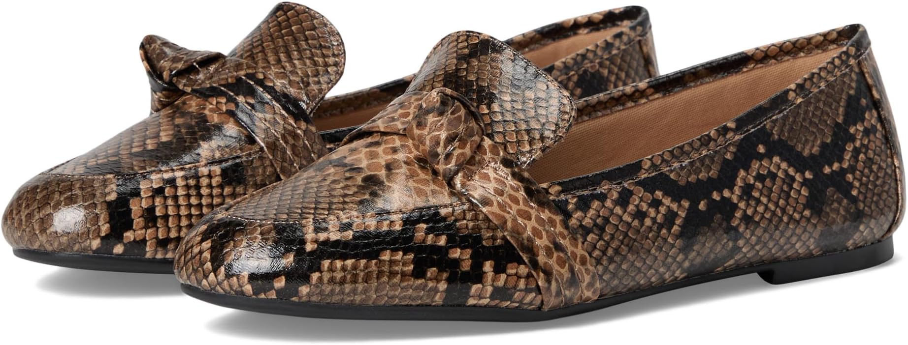 Лоферы Journee Collection Women's Marci Flat, Snake/Brown