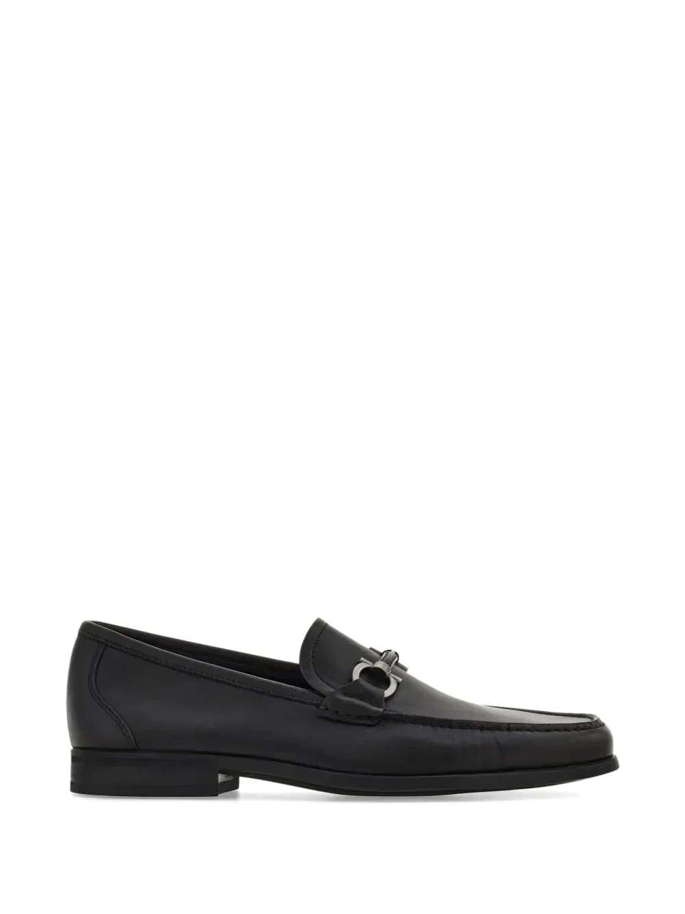 Лоферы Gancini ornament Ferragamo, черный