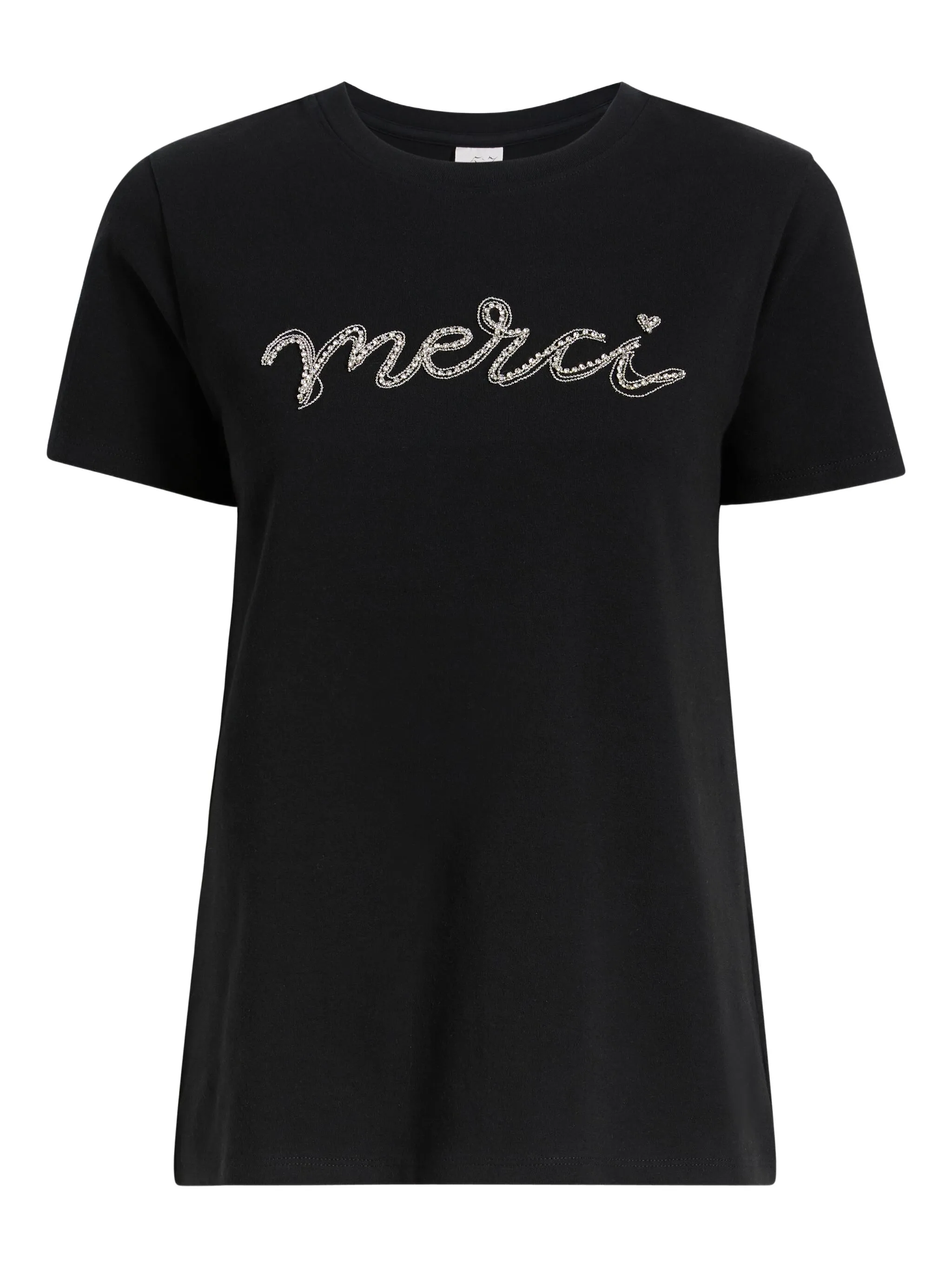 

Футболка Merci с цепочкой Cinq A Sept, черный