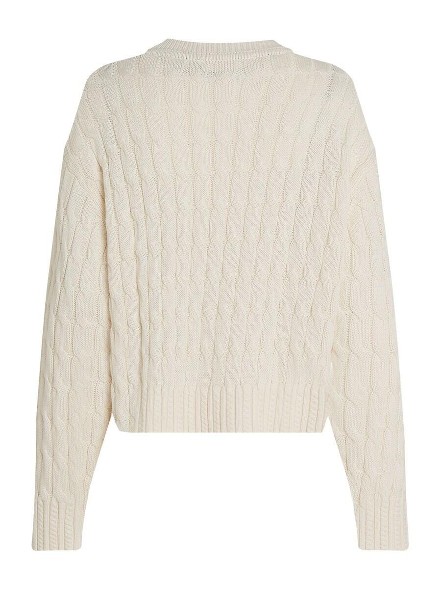 Базовый свитер TOMMY HILFIGER Sweater, цвет light yellow — фото 3