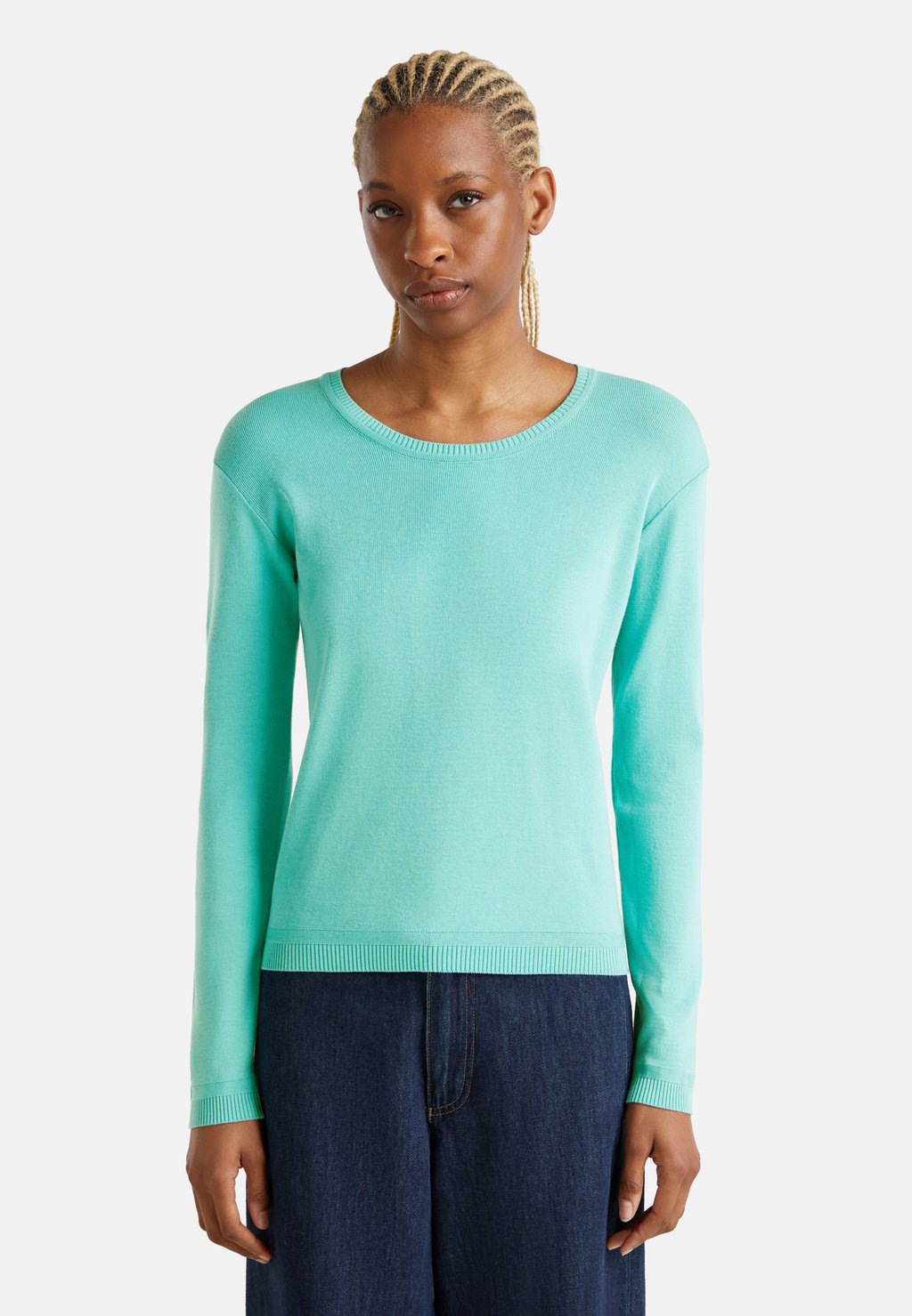 

Джемпер CREW NECK United Colors of Benetton, зеленый