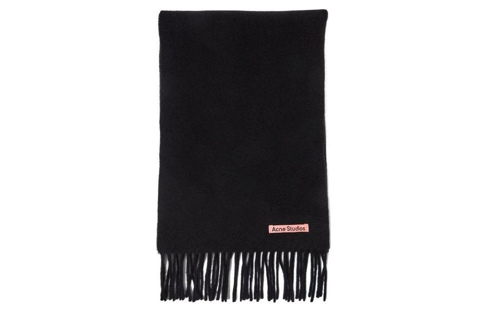 

Шарф с логотипом Acne Studios, черный