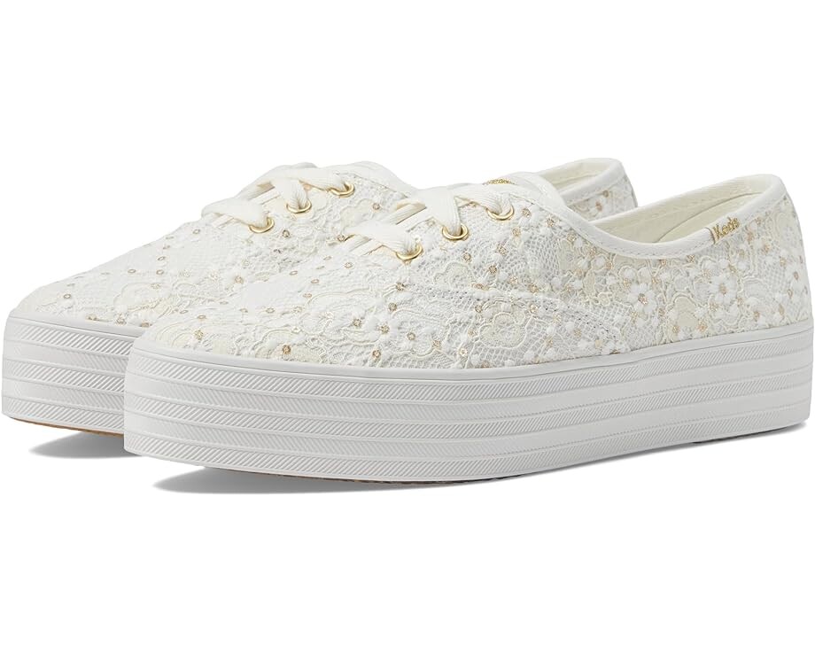 

Кроссовки Keds Point Lace Up, цвет Cream Lace Celebrations